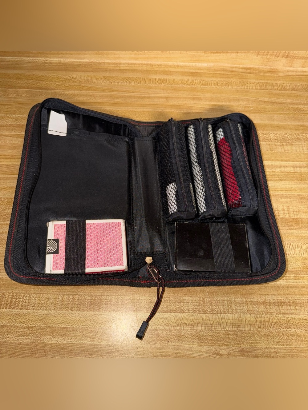 1999 Marlboro gear Black Travel poker chips Organizer Case